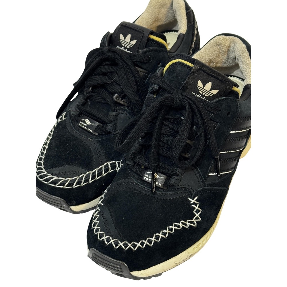 Adidas ZX 8000 Shoes Mens Size 6.5 Black White Torsion Consortium‎ Suede FZ4402